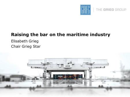 Raising the bar on the maritime industry