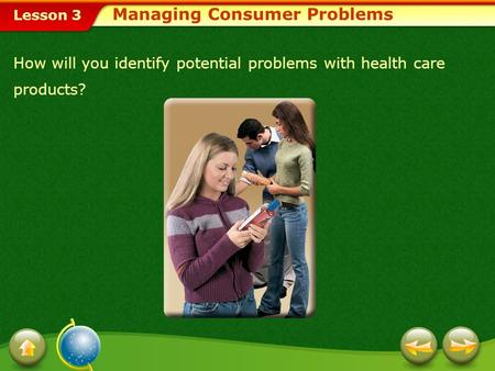 Managing Consumer Problems
