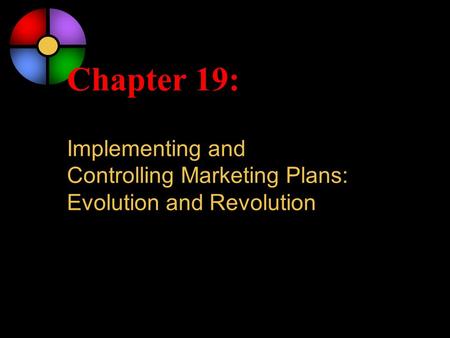 Chapter 19: Implementing and