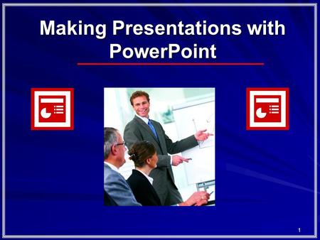 1 Making Presentations with PowerPoint 2 Outline Learning Objectives: First Run (~30mins) Top Tips (~30min) Break (~10min) Activity: Reuse the Learning.