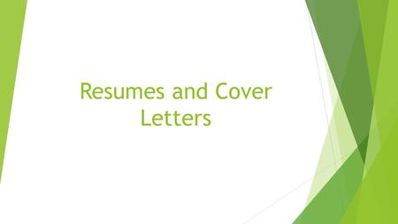 Resumes and Cover Letters. If you have little or no work experience…  Make a Good First Impression  When you have no work experience, starting your.