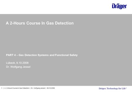 A 2-Hours Course In Gas Detection
