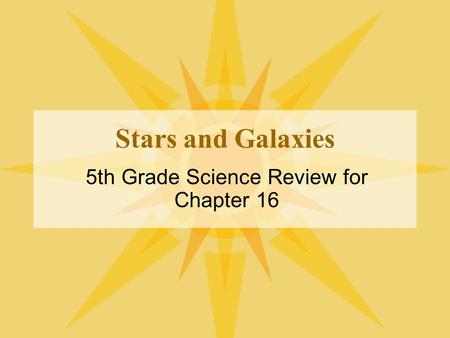 5th Grade Science Review for Chapter 16