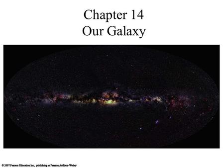 Chapter 14 Our Galaxy. What does our galaxy look like?
