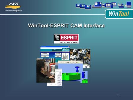 WinTool-ESPRIT CAM Interface