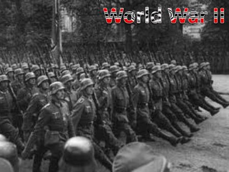 World War II began on September 1, 1939 When Nazi Germany lead by Adolph Hitler invaded Poland  4EAGermany Invades.