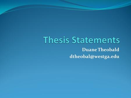theme thesis essay