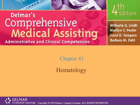 Chapter 41 Hematology.