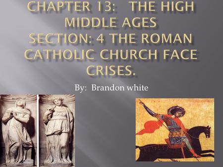 By: Brandon white.  For more than a century, the papacy was troubled by its physical separation from Rome and by rival popes claiming authority.