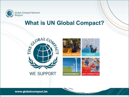 What is UN Global Compact?