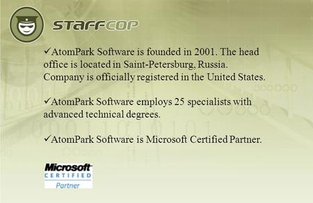 AtomPark Software is founded in 2001. The head office is located in Saint-Petersburg, Russia. Company is officially registered in the United States. AtomPark.