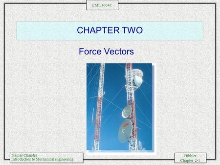 CHAPTER TWO Force Vectors.