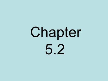Chapter 5.2.