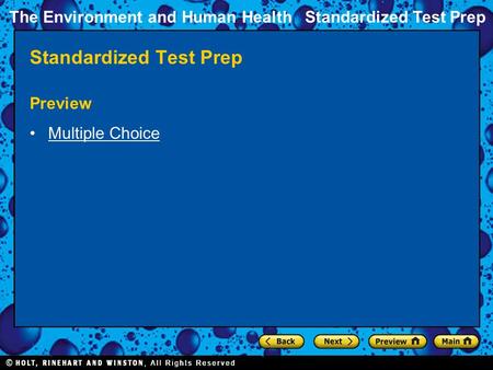 Standardized Test Prep