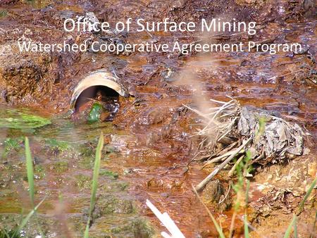 Office of Surface Mining Watershed Cooperative Agreement Program.