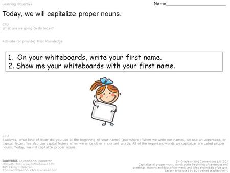 DataWORKS Educational Research (800) 495-1550  ©2012 All rights reserved. Comments? 2 nd Grade Writing Conventions.