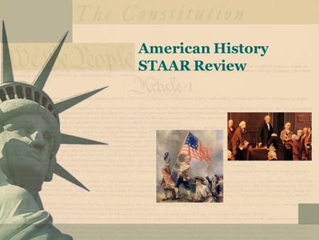 American History STAAR Review