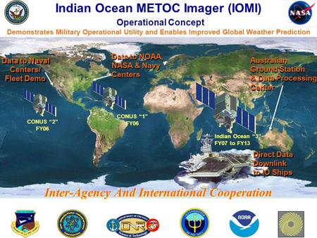Indian Ocean METOC Imager (IOMI) Operational Concept Demonstrates Military Operational Utility and Enables Improved Global Weather Prediction Data to Naval.