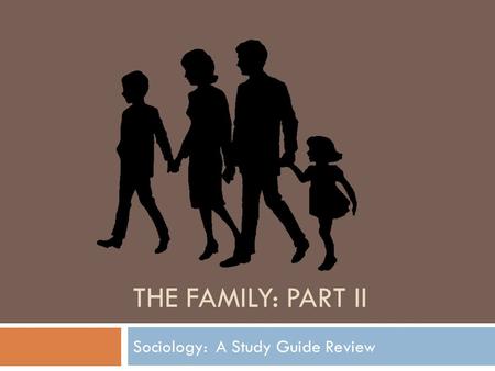 Sociology: A Study Guide Review