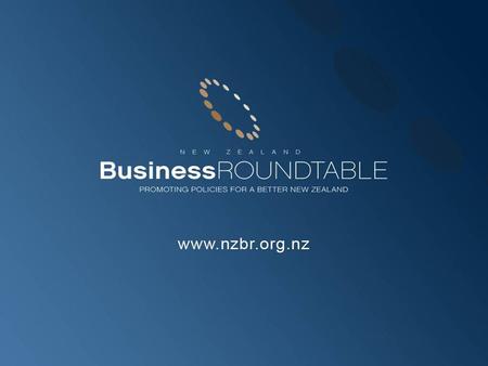 Public Policy: Objectives and Principles Roger Kerr New Zealand Business Roundtable.