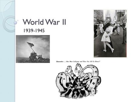 World War II 1939-1945. How does WWI lead to WWII? Failures of the Versailles Treaty Increased Japanese Imperialism Ineffective League of Nations.