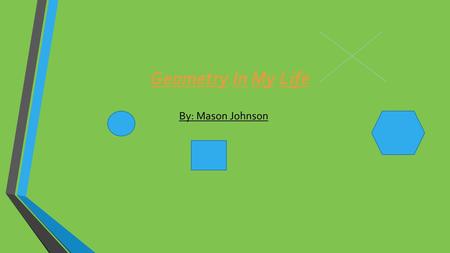 Geometry In My Life By: Mason Johnson. Sphere A sphere is a round shape with no faces, vertices or edges for an example this foam basketball is a sphere.
