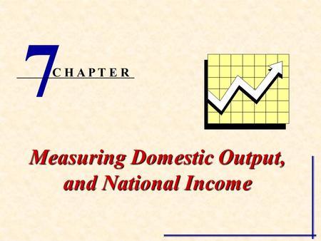 Measuring Domestic Output,