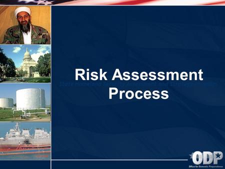 State Homeland Security Assessment and Strategy Program Risk Assessment Process.