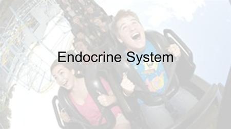 Endocrine System. The Endocrine System is a series of specialized cells and glands that secrete HORMONES. HORMONES are substances the regulate the activity.