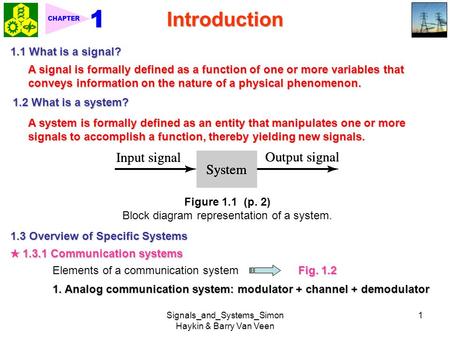 1 Introduction 1.1 What is a signal?