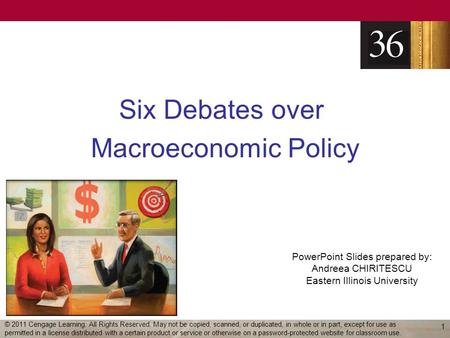 Six Debates over Macroeconomic Policy