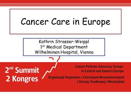 Kathrin Strasser-Weippl 1 st Medical Department Wilhelminen Hospital, Vienna Cancer Care in Europe.