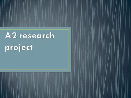 To give you practical experience of planning, designing and carrying out an ethical piece of research. To develop your understanding of research methodology,