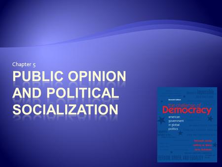 Chapter 5. 2 Public Opinion  Public opinion about the death penalty a good example of how opinions affect policymaking  Opinions about a given government.