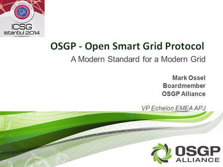 OSGP - Open Smart Grid Protocol