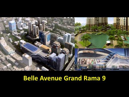 Belle Avenue Grand Rama 9. MRT Phraram 9 Central Plaza Rama 9 Fortune Esplanade Airport Link 2 beds, 1 bath 59 sqm, type M1 Tower D2, Fl 17 For Rent 32,500.