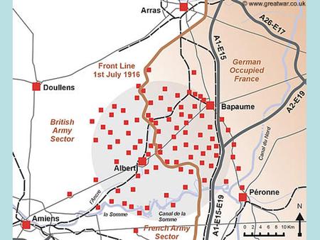 Somme Battle Plan: You have… Study the Source. What does it suggest happened at the Battle of the Somme? From the RGA 69 th Siege Battery Study the Source.