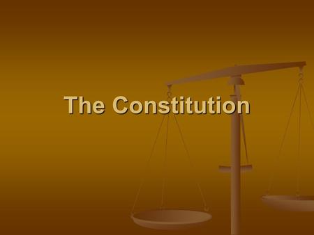 The Constitution. Articles of Confederation COULD Make laws Make laws Control military Control military Organize treaties Organize treaties COULD NOT.