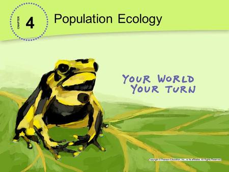 Population Ecology 4 CHAPTER