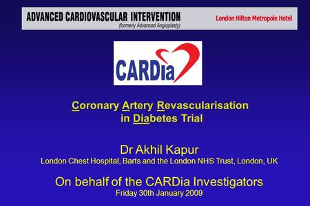 Coronary Artery Revascularisation