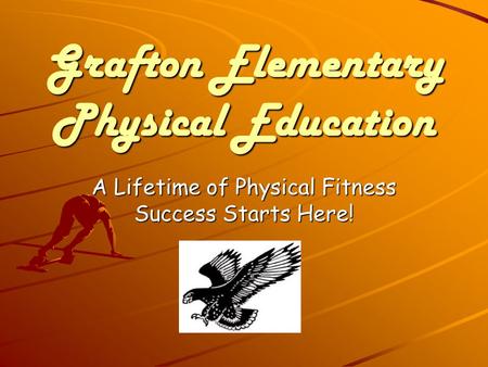 Grafton Elementary Physical Education