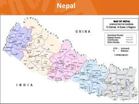 Nepal. Capital: Kathmandu Administrative division: 75 districts Total population: 26,494504 (2011 census) Literacy rate: 65.9% (M=75.1%; F=57.4%) Political.