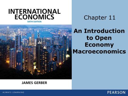 An Introduction to Open Economy Macroeconomics