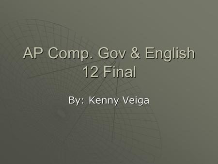 AP Comp. Gov & English 12 Final By: Kenny Veiga. What I Want to Be Orthopedic Surgeon or Plastic Surgeon  Want to help people overcome injuries, or tragic.