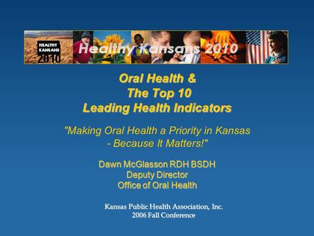 Kansas Public Health Association, Inc Fall Conference