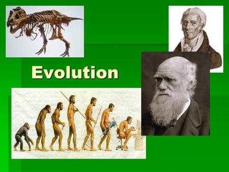 Evolution.