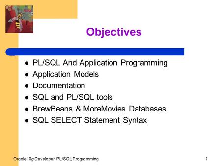 Objectives PL/SQL And Application Programming Application Models