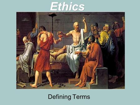 Ethics Defining Terms. Bell Ringer: Ethical Conundrum Test Case: Lying  Is it ever morally permissible?  Is it ever morally right?