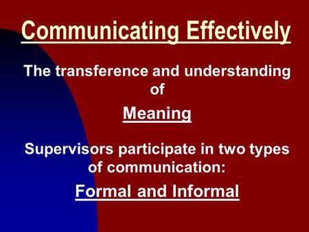 importance of communication ppt presentation