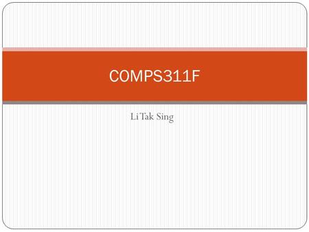 Li Tak Sing COMPS311F. XML Schemas XML Schema is a more powerful alternative to DTD to describe XML document structures. The XML Schema language is also.